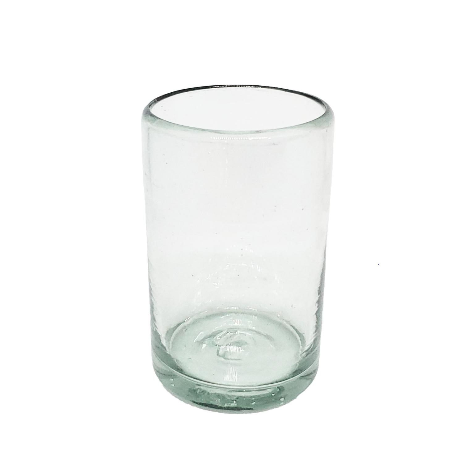 Novedades / Juego de 6 vasos Jugo 9oz Transparentes, 9 oz, Vidrio Reciclado, Libre de Plomo y Toxinas / stos artesanales vasos le darn un toque clsico a su bebida favorita.